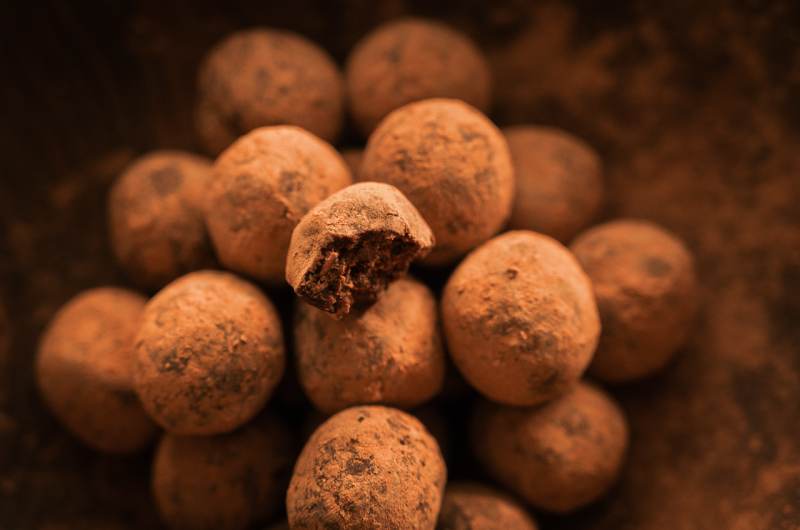 Orange truffles